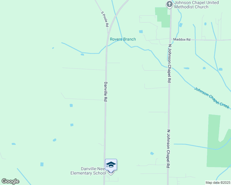 map of restaurants, bars, coffee shops, grocery stores, and more near 8362 Danville Road in Danville