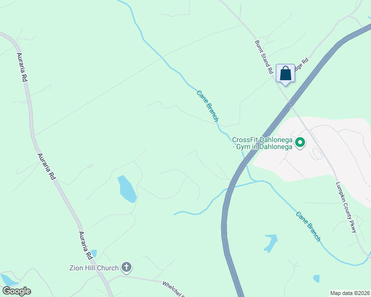 map of restaurants, bars, coffee shops, grocery stores, and more near 293 Candlewood Drive in Dawsonville