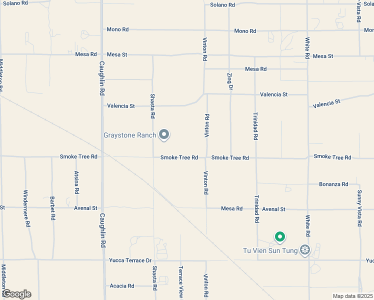 map of restaurants, bars, coffee shops, grocery stores, and more near Smoke Tree Road in Phelan