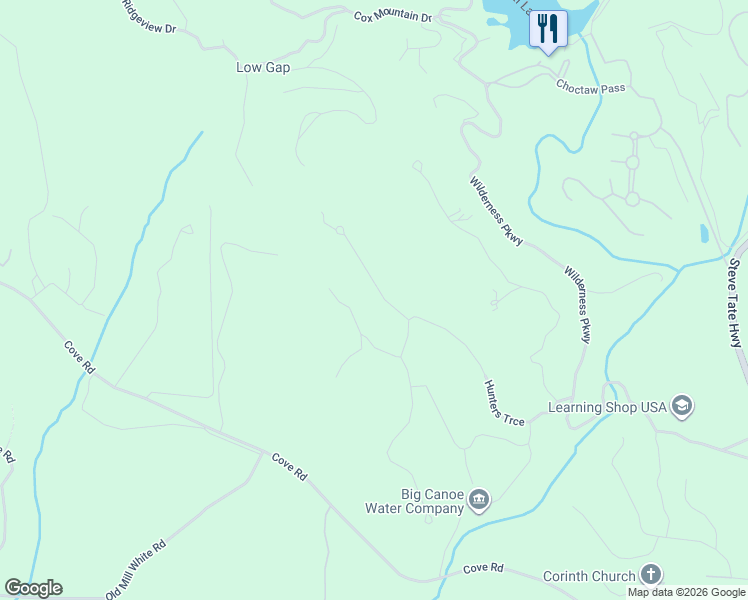 map of restaurants, bars, coffee shops, grocery stores, and more near 75 Morgan Walk in Jasper