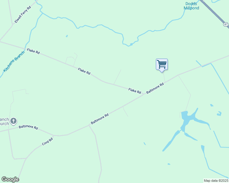 map of restaurants, bars, coffee shops, grocery stores, and more near in Riegelwood