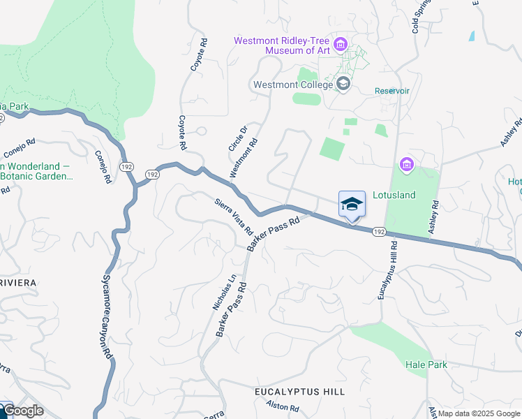 map of restaurants, bars, coffee shops, grocery stores, and more near 237 Dawlish Place in Montecito