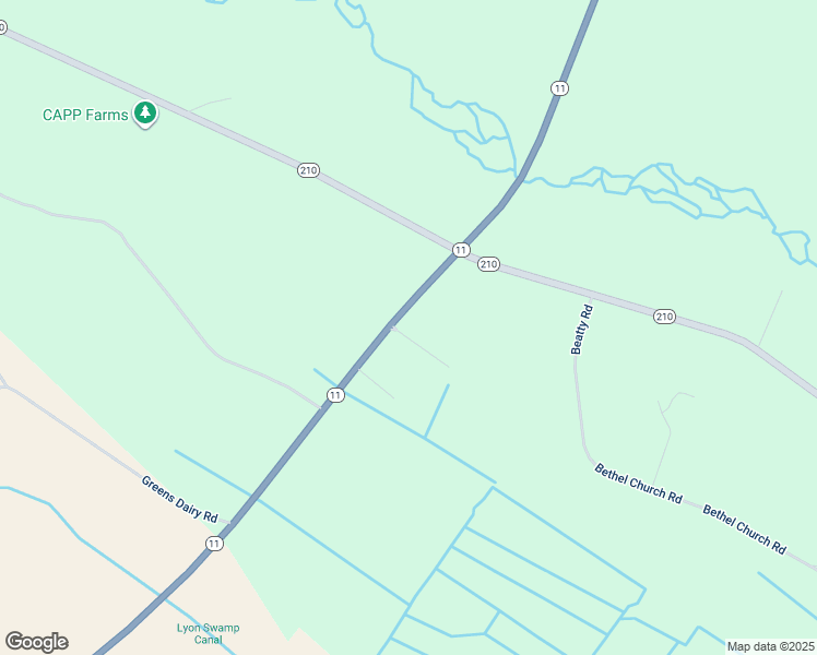 map of restaurants, bars, coffee shops, grocery stores, and more near 4708 North Carolina 11 in Kelly