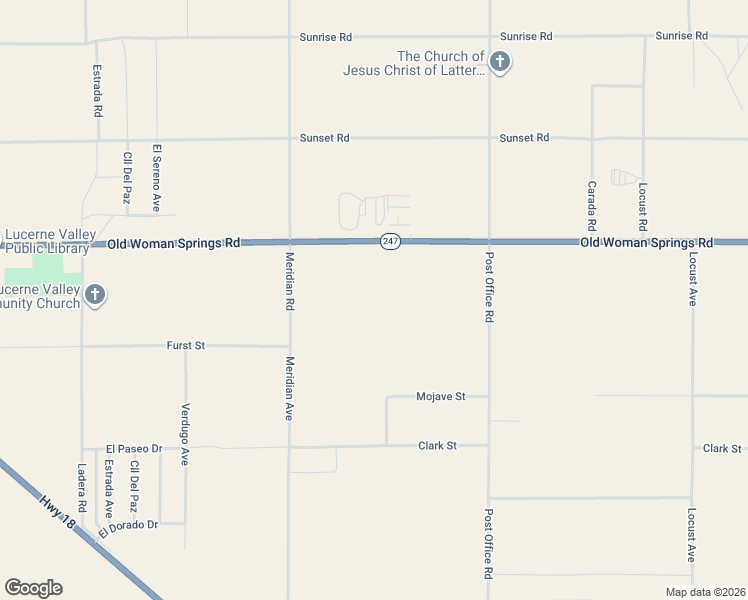 map of restaurants, bars, coffee shops, grocery stores, and more near in Lucerne Valley