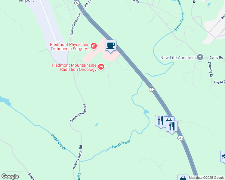 map of restaurants, bars, coffee shops, grocery stores, and more near 339 Bill Hasty Boulevard in Jasper