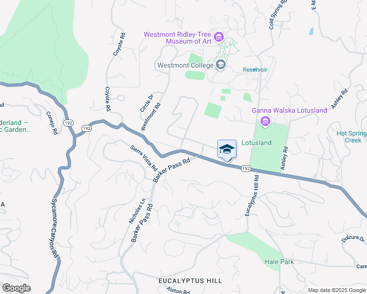 map of restaurants, bars, coffee shops, grocery stores, and more near 2121 Sycamore Canyon Road in Montecito