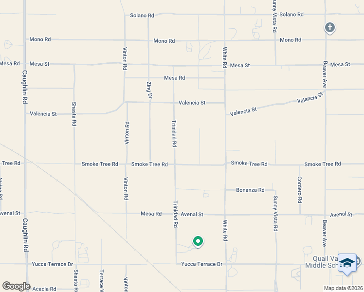 map of restaurants, bars, coffee shops, grocery stores, and more near 10633 Trinidad Road in Phelan