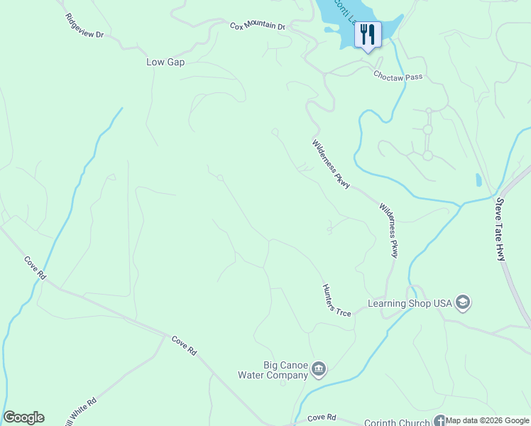 map of restaurants, bars, coffee shops, grocery stores, and more near 64 Morgan Walk in Jasper