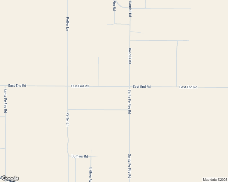 map of restaurants, bars, coffee shops, grocery stores, and more near 10442 Santa Fe Fire Road in Lucerne Valley