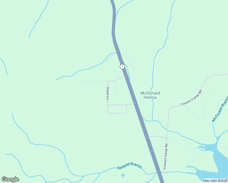 map of restaurants, bars, coffee shops, grocery stores, and more near 90 Obrian Circle in Guntersville