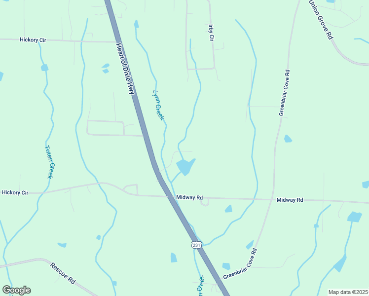map of restaurants, bars, coffee shops, grocery stores, and more near 213 Justin Lane in Union Grove