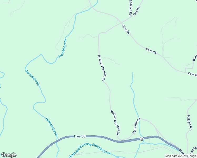 map of restaurants, bars, coffee shops, grocery stores, and more near 665 McClain Mountain Road in Jasper
