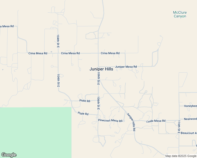 map of restaurants, bars, coffee shops, grocery stores, and more near 29500 106th Street East in Littlerock