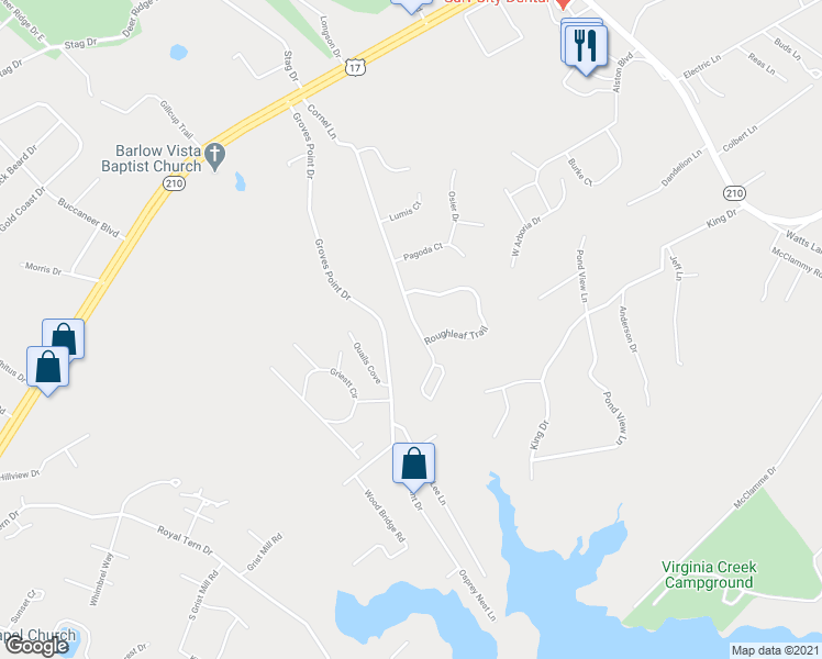 map of restaurants, bars, coffee shops, grocery stores, and more near 151 Cornel Lane in Hampstead