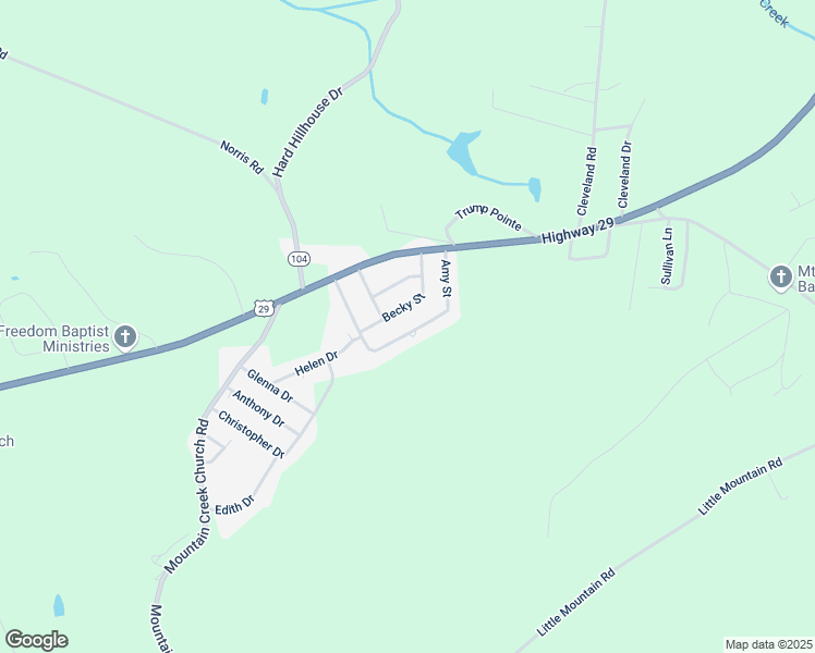 map of restaurants, bars, coffee shops, grocery stores, and more near 210 Amy Street in Anderson