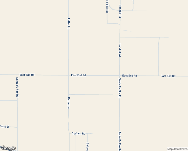 map of restaurants, bars, coffee shops, grocery stores, and more near East End Road in Lucerne Valley