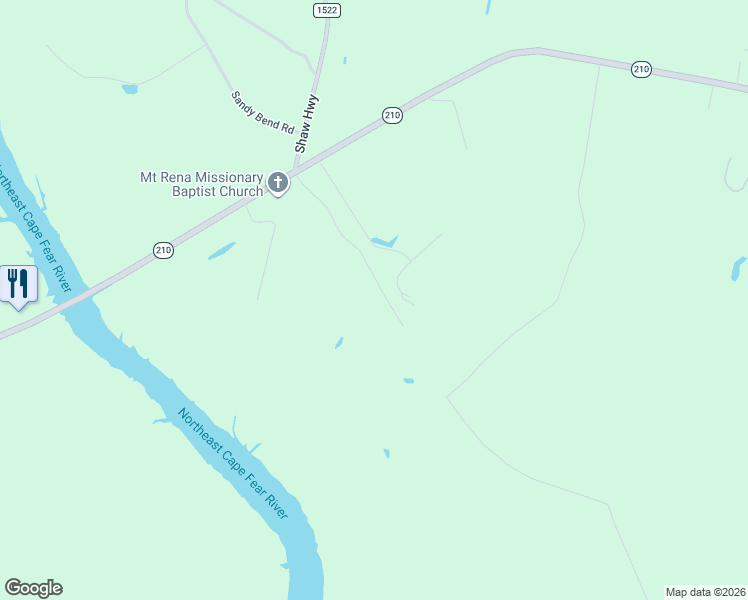 map of restaurants, bars, coffee shops, grocery stores, and more near 366 Old Plantation Road in Rocky Point
