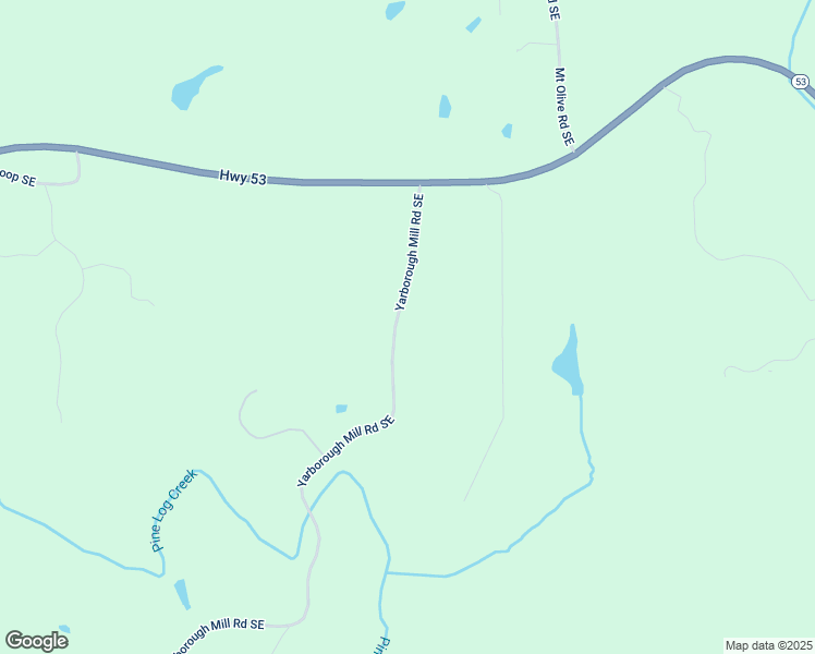 map of restaurants, bars, coffee shops, grocery stores, and more near 205 Yarborough Mill Road Southeast in Fairmount