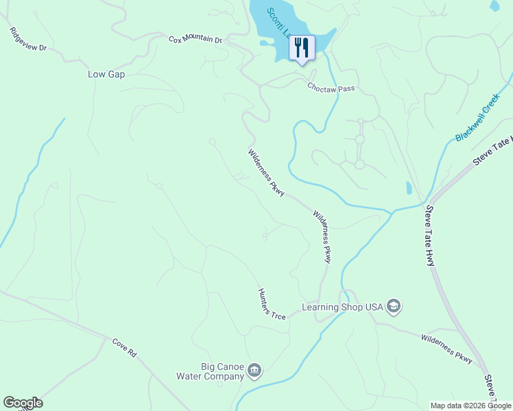 map of restaurants, bars, coffee shops, grocery stores, and more near 503 Shetland Trce in Jasper