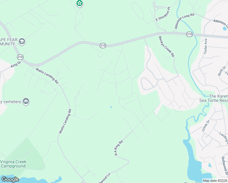 map of restaurants, bars, coffee shops, grocery stores, and more near 116 East Yellow Lois Drive in Hampstead