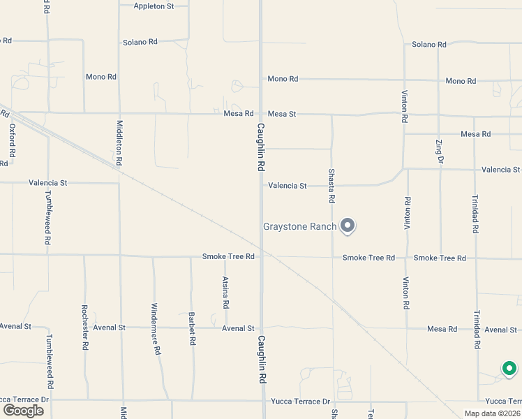 map of restaurants, bars, coffee shops, grocery stores, and more near Caughlin Road in Phelan