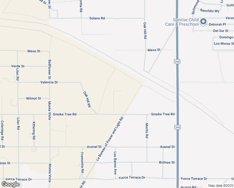 map of restaurants, bars, coffee shops, grocery stores, and more near 11727 Lamont Court in Hesperia