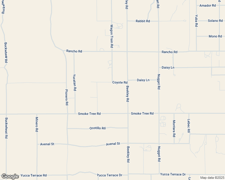 map of restaurants, bars, coffee shops, grocery stores, and more near 3123 Coyote Road in Piñon Hills