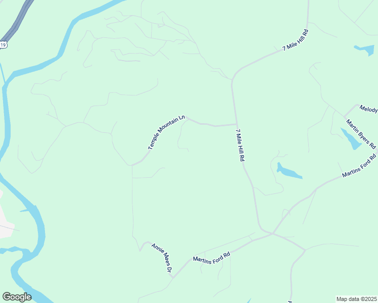 map of restaurants, bars, coffee shops, grocery stores, and more near 299 Temple Drive in Dahlonega