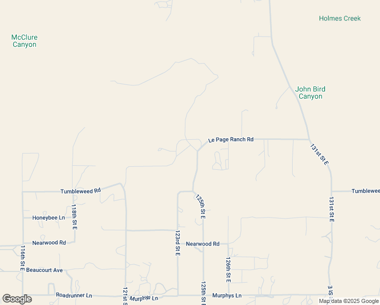 map of restaurants, bars, coffee shops, grocery stores, and more near 29710 123rd Street East in Pearblossom