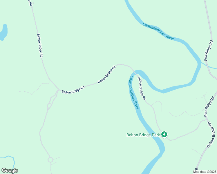 map of restaurants, bars, coffee shops, grocery stores, and more near 7845 Belton Bridge Road in Lula