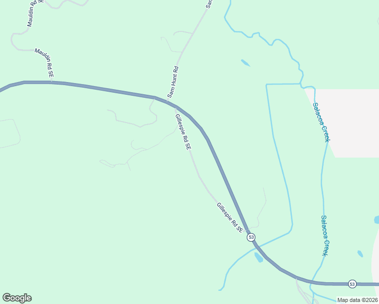 map of restaurants, bars, coffee shops, grocery stores, and more near 203 Gillespie Road Southeast in Fairmount