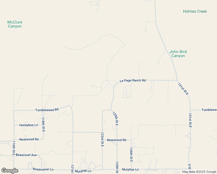 map of restaurants, bars, coffee shops, grocery stores, and more near 29710 123rd Street East in Pearblossom