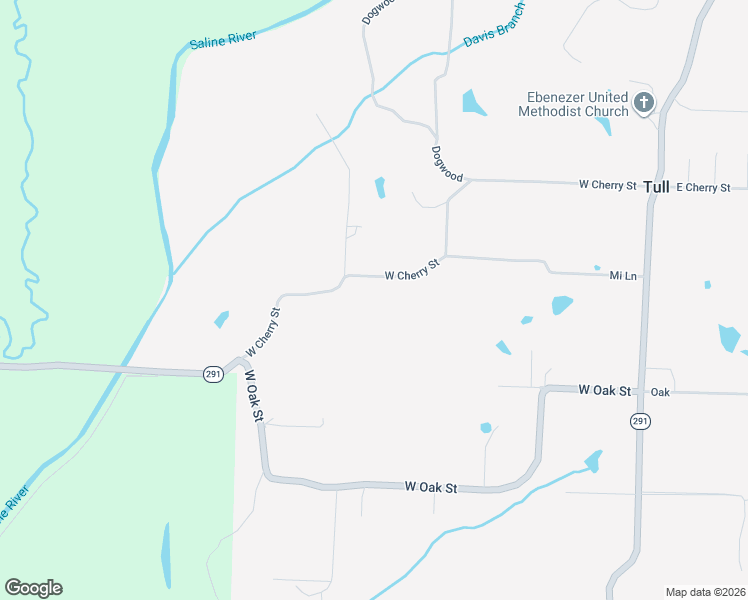 map of restaurants, bars, coffee shops, grocery stores, and more near 81601-81625 West Cherry Street in Tull