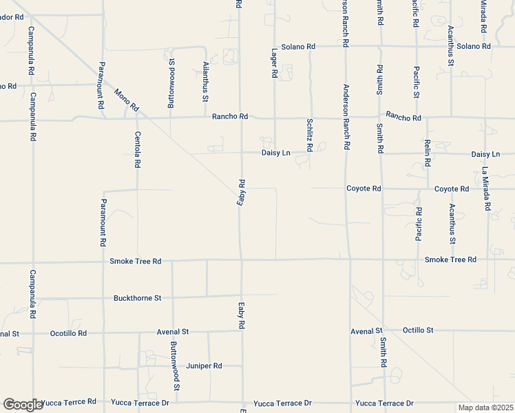 map of restaurants, bars, coffee shops, grocery stores, and more near 5755 Coyote Road in Phelan