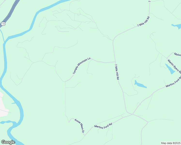 map of restaurants, bars, coffee shops, grocery stores, and more near 1-299 Temple Drive in Dahlonega