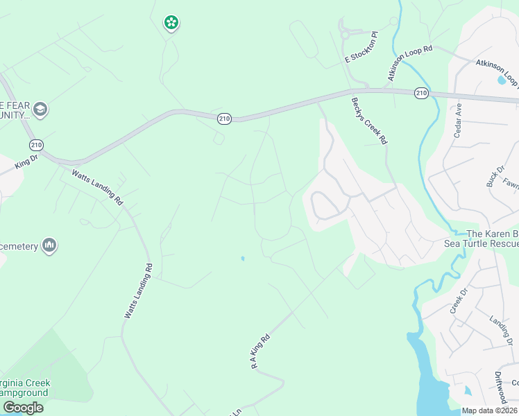 map of restaurants, bars, coffee shops, grocery stores, and more near 116 East Yellow Lois Drive in Hampstead