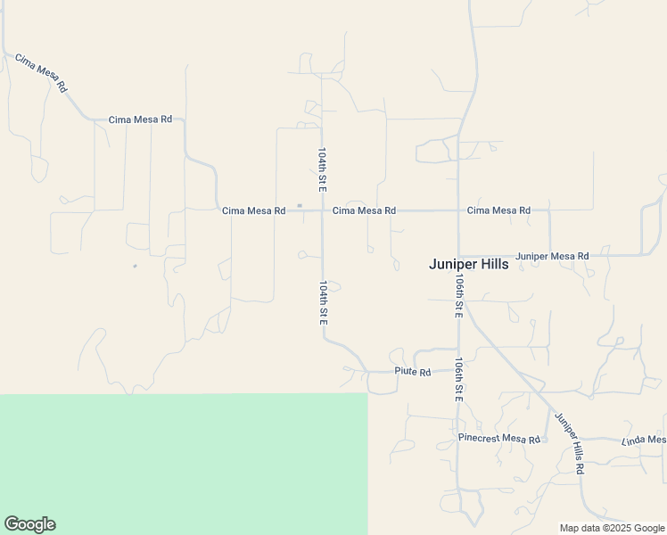 map of restaurants, bars, coffee shops, grocery stores, and more near 104 Cima Mesa Road in Juniper Hills