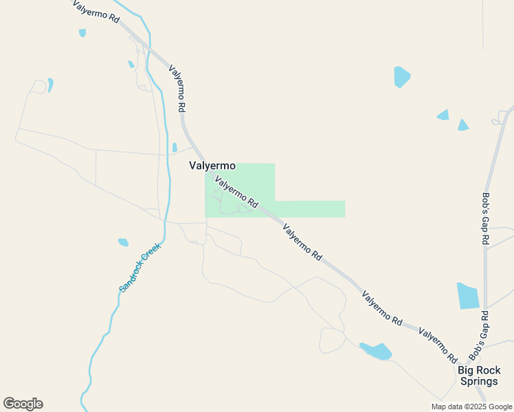 map of restaurants, bars, coffee shops, grocery stores, and more near 2 Valyermo Road in Llano