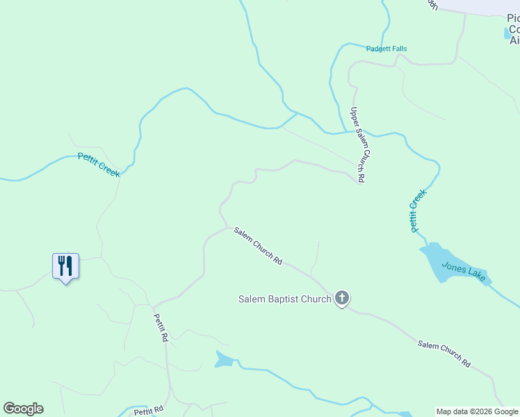 map of restaurants, bars, coffee shops, grocery stores, and more near 2016 Upper Salem Church Road in Jasper