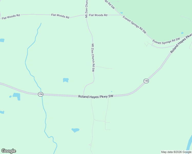 map of restaurants, bars, coffee shops, grocery stores, and more near 562 Mount Zion Church Road Southwest in Calhoun