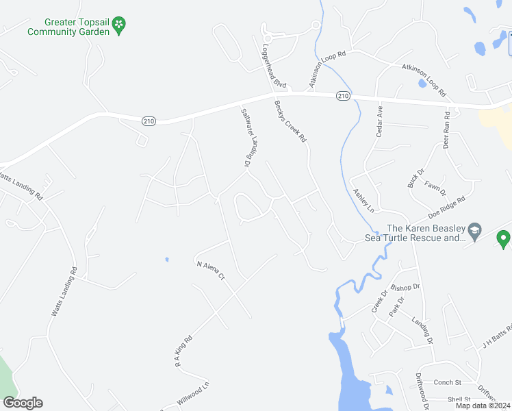 map of restaurants, bars, coffee shops, grocery stores, and more near Montgomery Loop in Hampstead