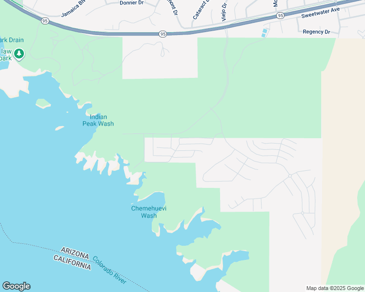 map of restaurants, bars, coffee shops, grocery stores, and more near 2298 Arizona 95 in Lake Havasu City
