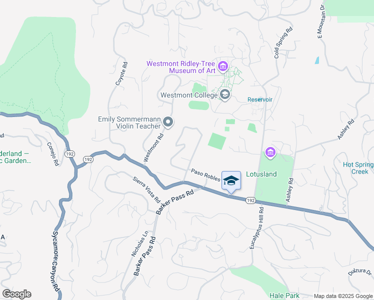 map of restaurants, bars, coffee shops, grocery stores, and more near 905 Chelham Way in Montecito
