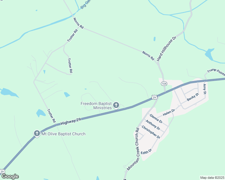 map of restaurants, bars, coffee shops, grocery stores, and more near 120 Canter Lane in Anderson