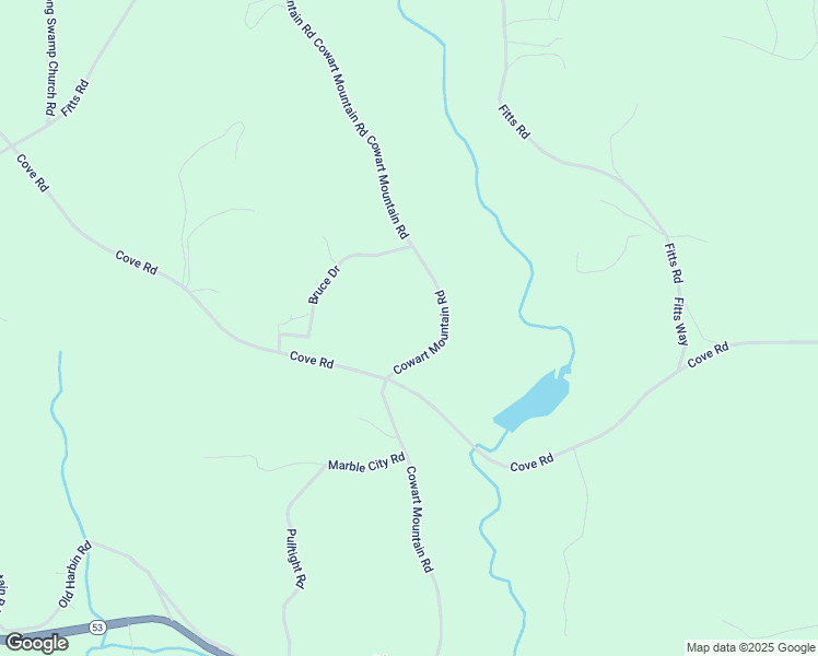 map of restaurants, bars, coffee shops, grocery stores, and more near 974 Cowart Mountain Road in Jasper