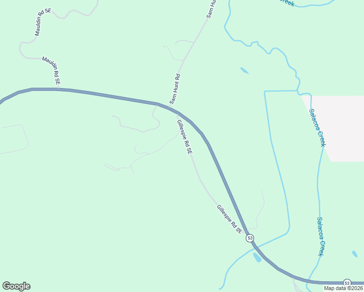 map of restaurants, bars, coffee shops, grocery stores, and more near 203 Gillespie Road Southeast in Fairmount