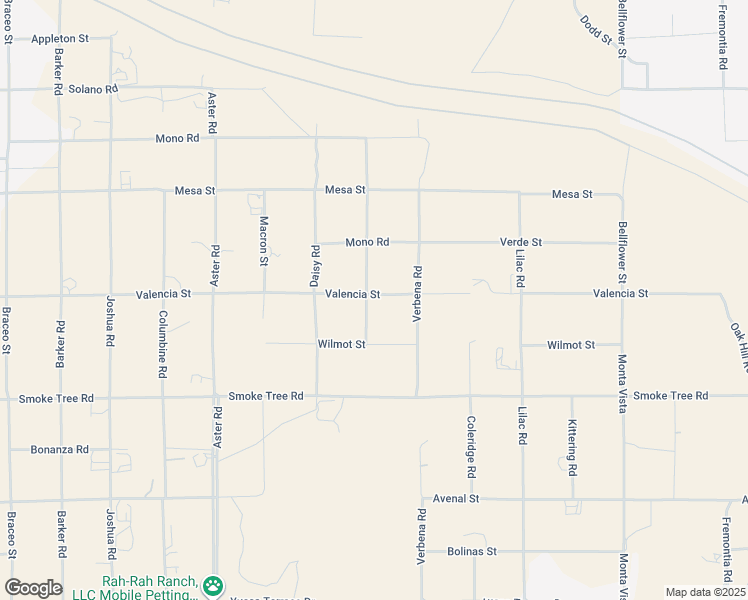map of restaurants, bars, coffee shops, grocery stores, and more near 10683 Salem Avenue in Hesperia
