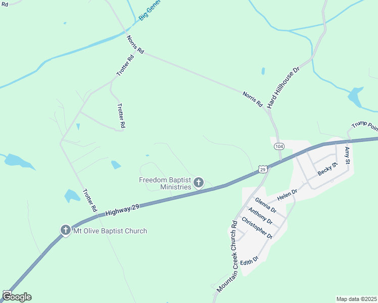 map of restaurants, bars, coffee shops, grocery stores, and more near 120 Canter Lane in Anderson