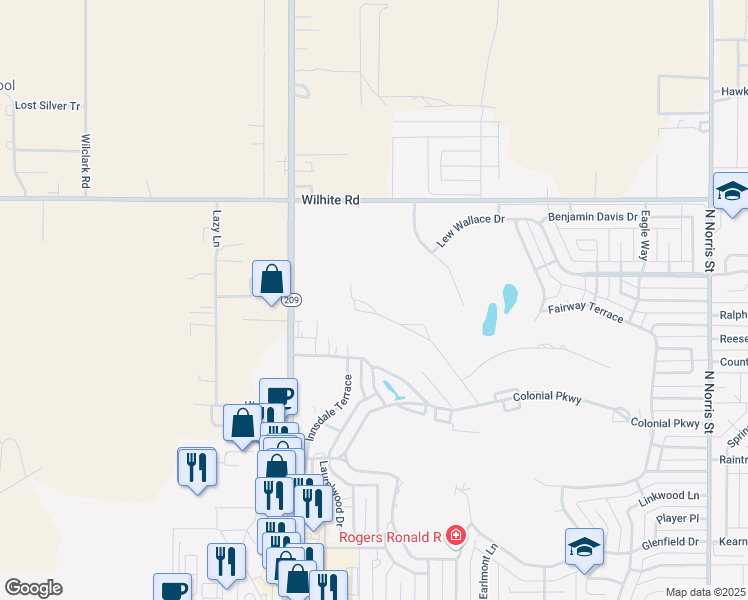 map of restaurants, bars, coffee shops, grocery stores, and more near 416 Diamondhead Drive in Clovis