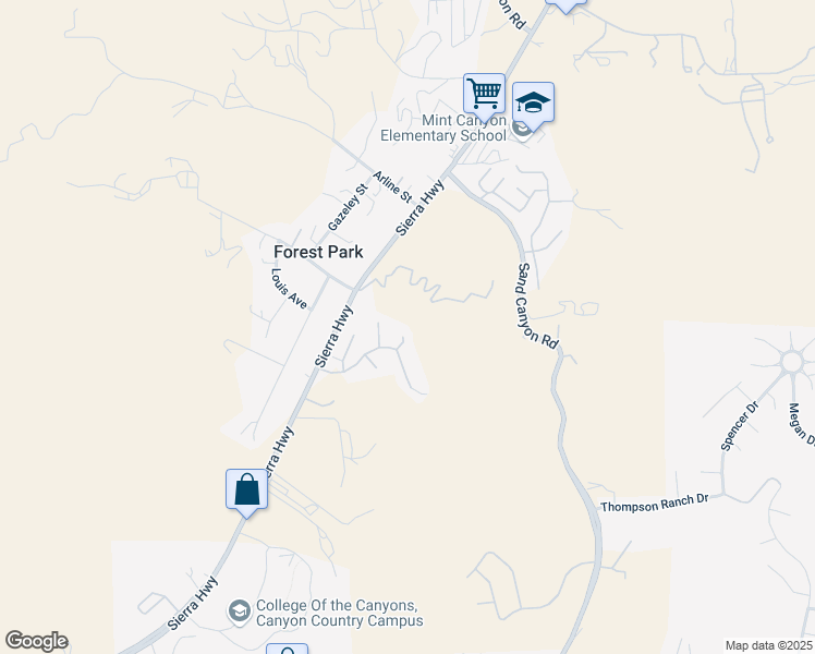 map of restaurants, bars, coffee shops, grocery stores, and more near 29514 Dana Court in Los Angeles County